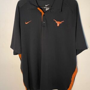Nike Men's Polo Shirt with Orange Accents